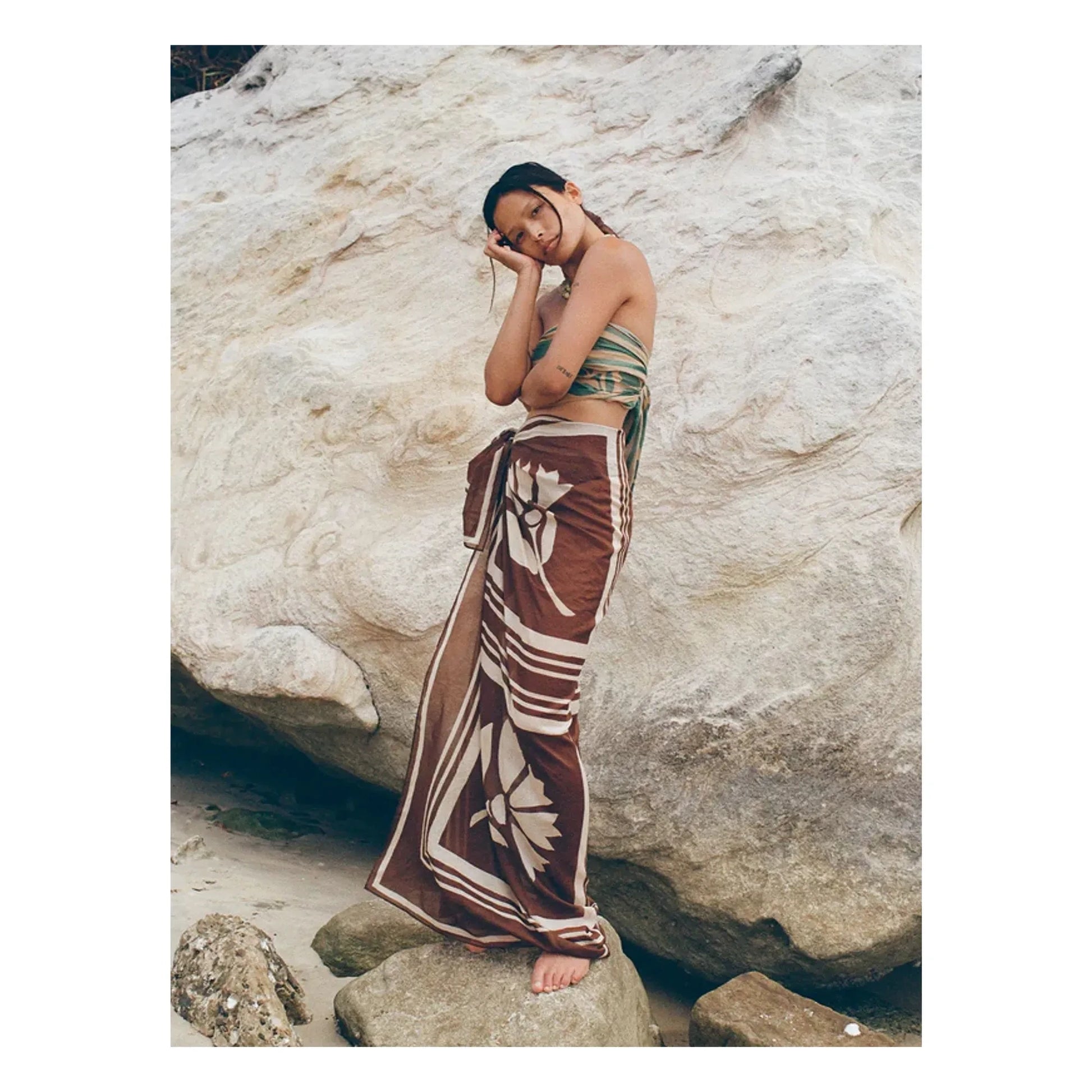 Soleil Soleil - Clove Coconut sarong | Brown