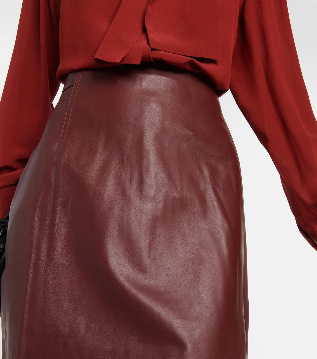 Vince - Leather pencil skirt