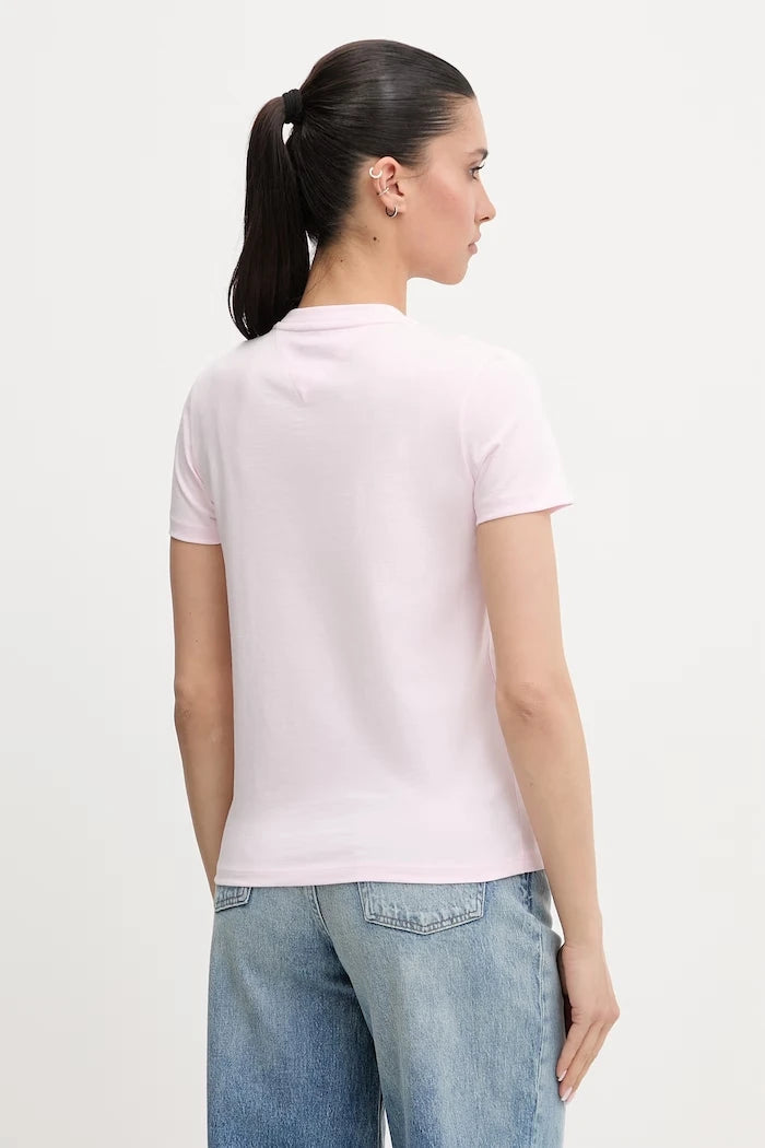 Tommy Jeans kadın pamuklu tişört