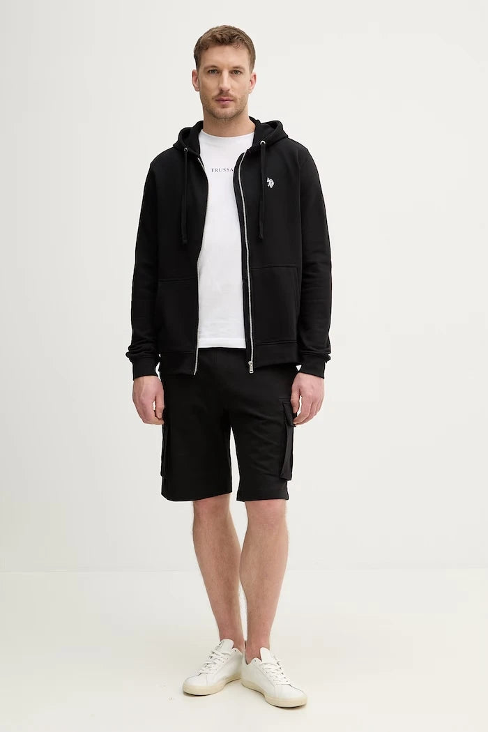 U.S. Polo Assn. Erkek Pamuklu Fermuarlı Sweatshirt DHM LB