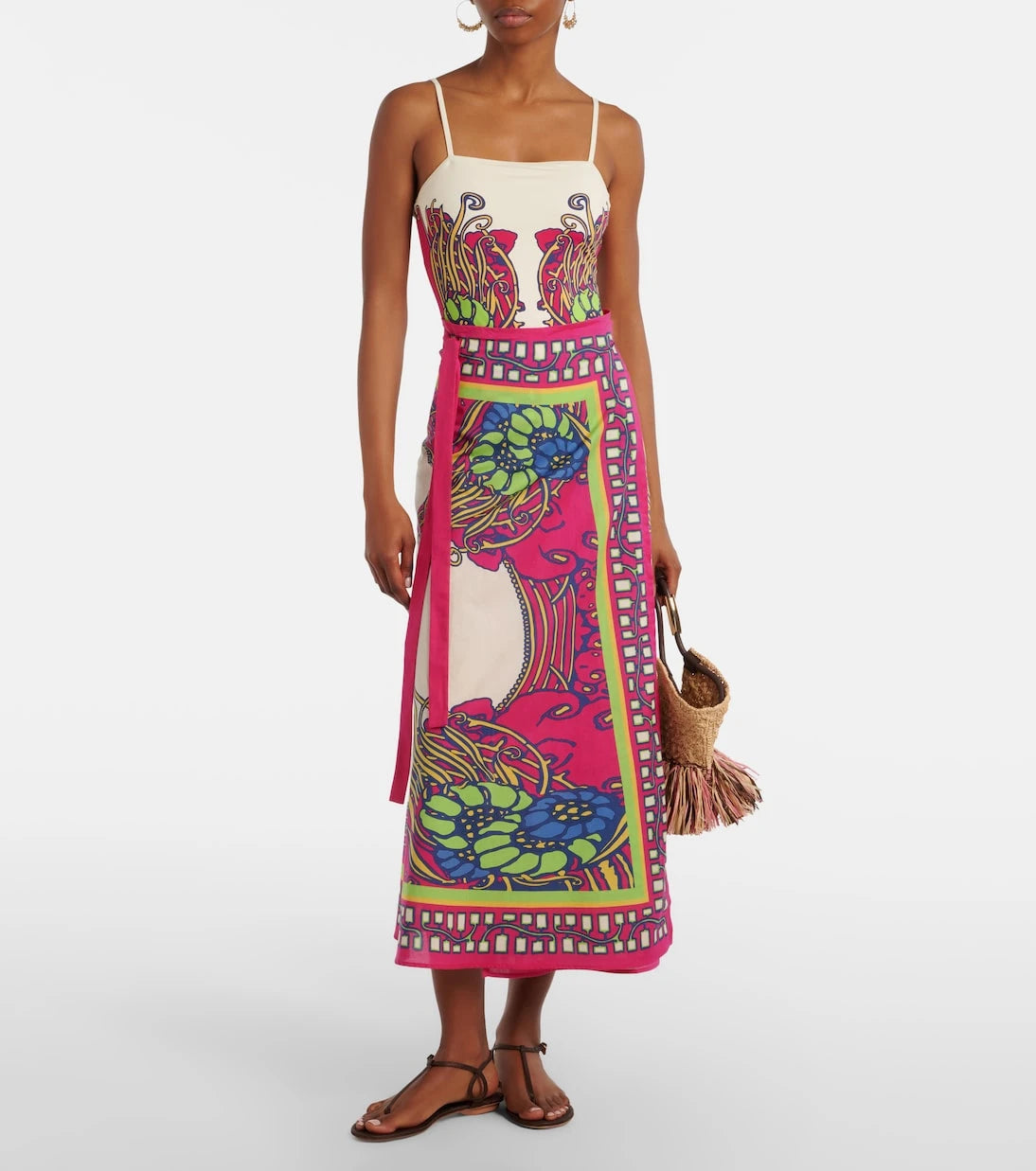 La DoubleJ - Lemuria Placée cotton beach cover-up