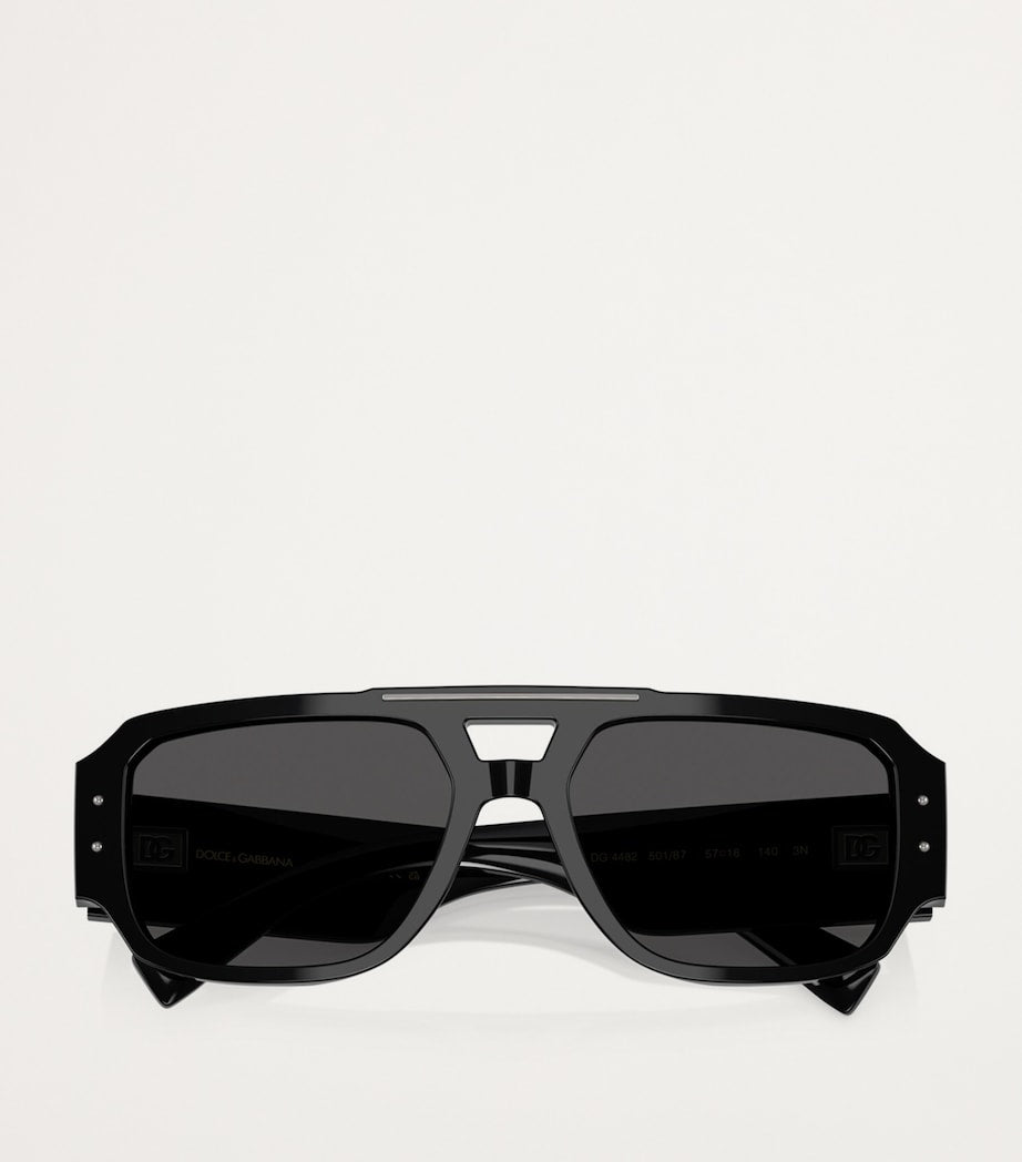 Dolce & Gabbana Acetate Pilot Sunglasses
