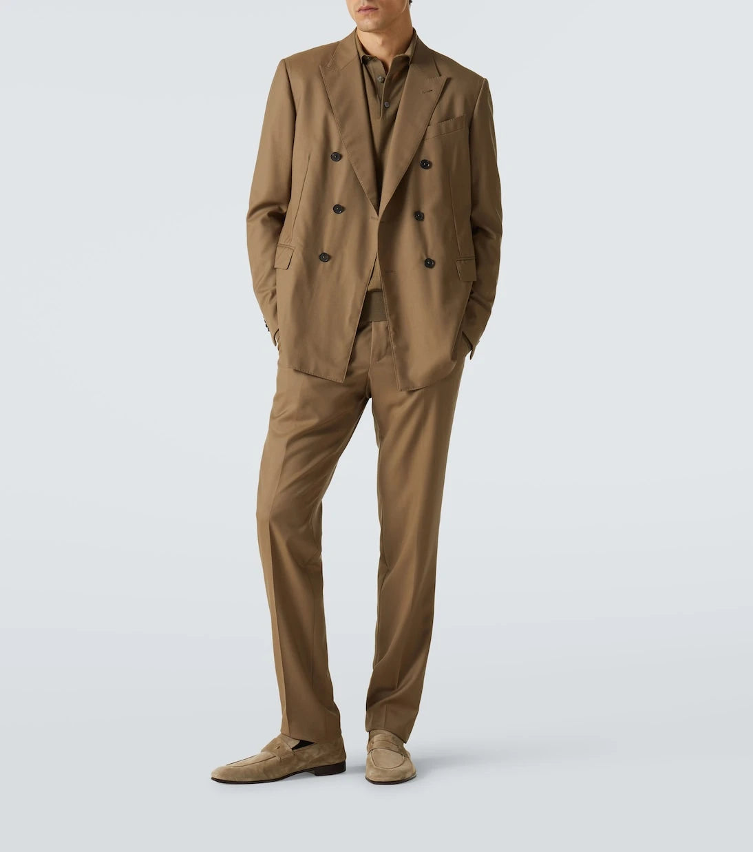 Zegna - L'Asola suede penny loafers