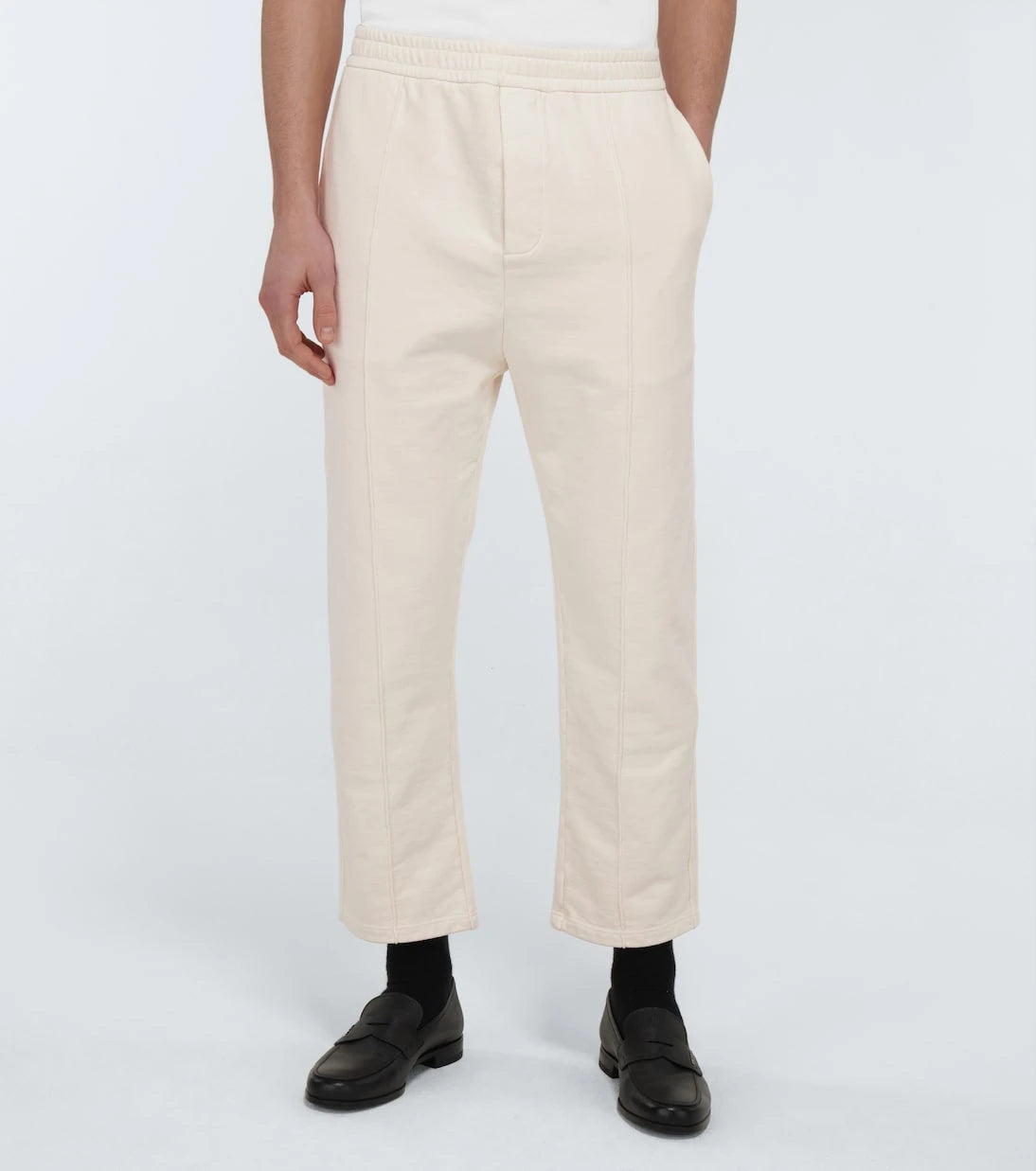 Prada - Garment-dyed cotton sweatpants