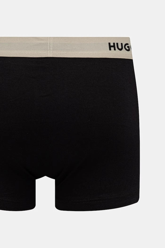 HUGO Erkek Pamuk Elastan Boxer TRUNK TRIPLET PACK 3'lü
