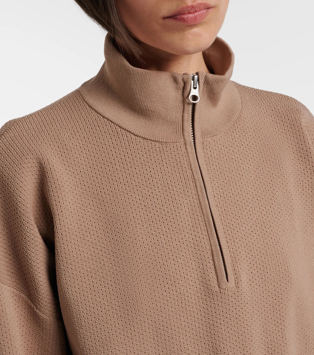 The Upside - Veneto Carter knitted half-zip sweater