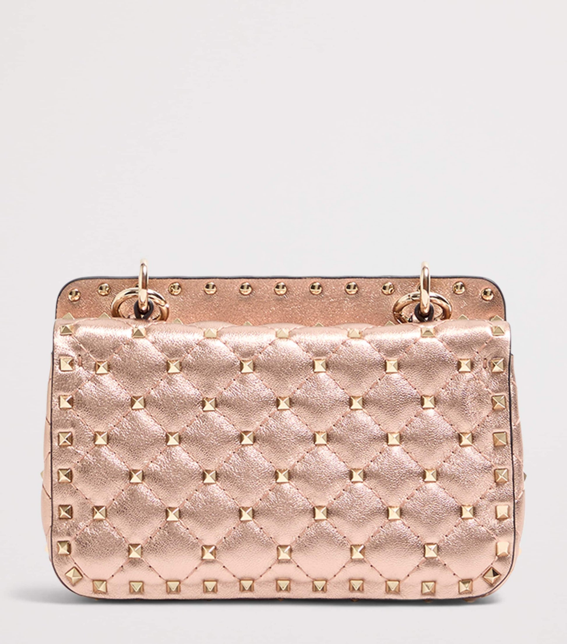 Valentino Garavani Small Leather Rockstud Spike Top-Handle Bag