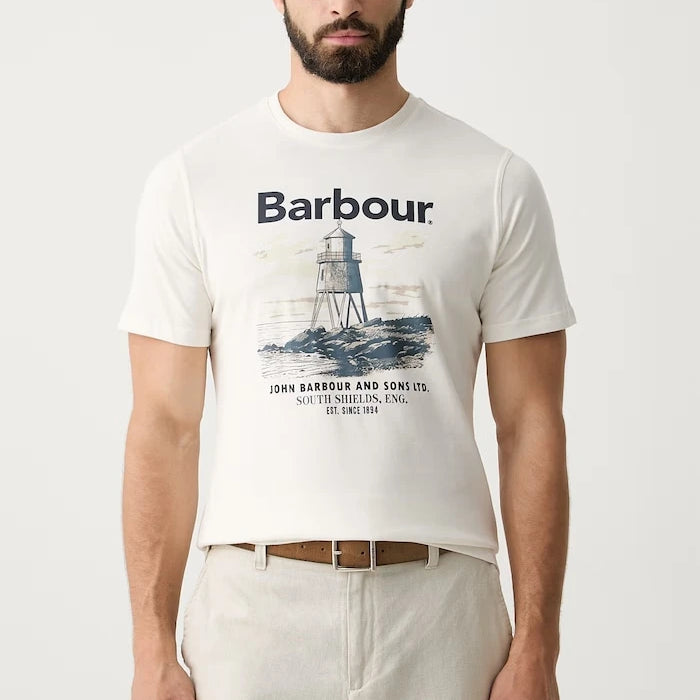 Barbour тениска мъжка от памук Harbourside