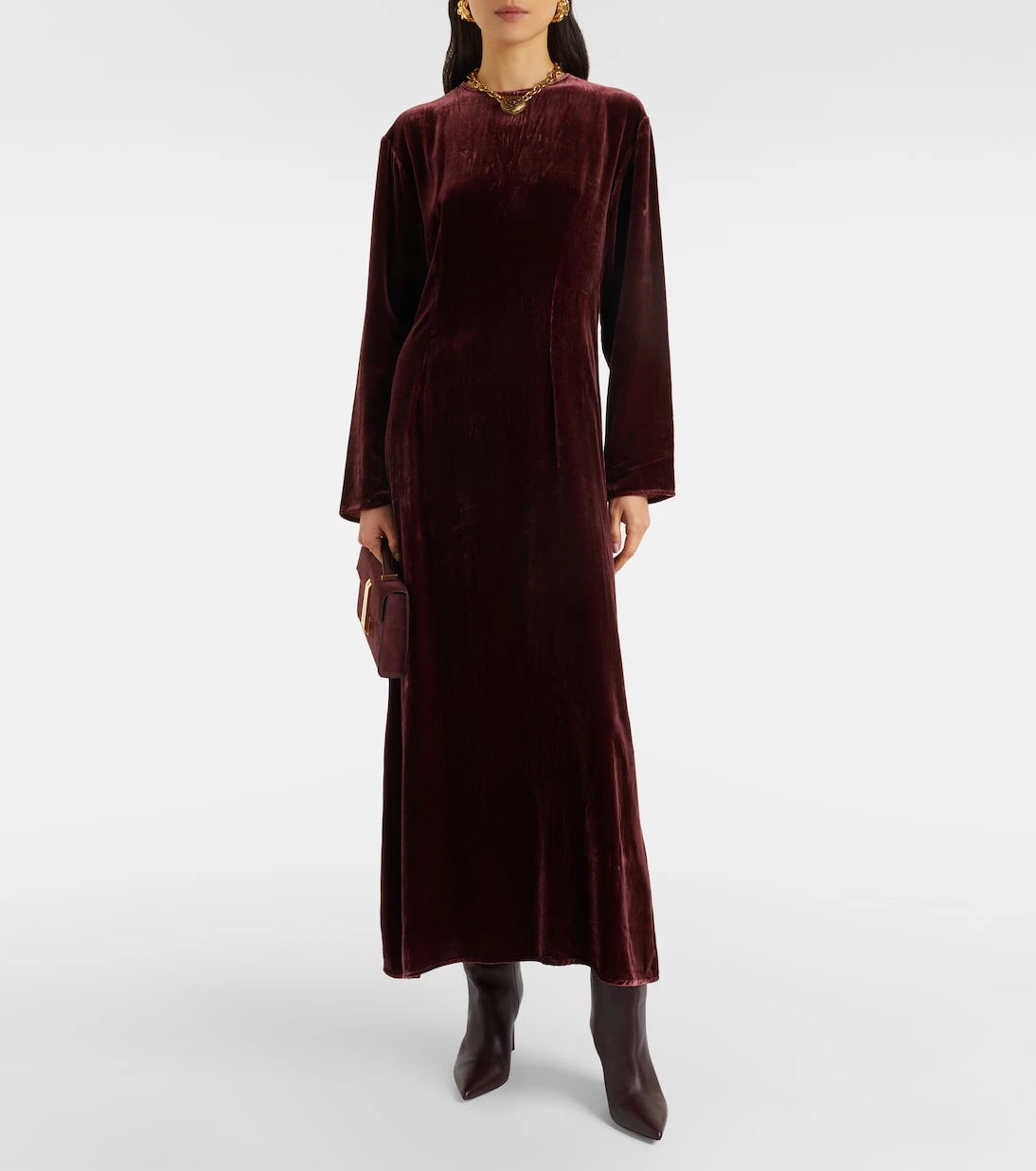 Asceno - Jody velvet midi dress