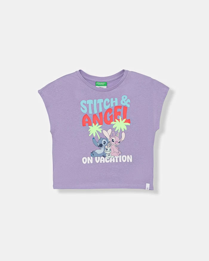 United Colors of Benetton çocuk pamuklu tişört