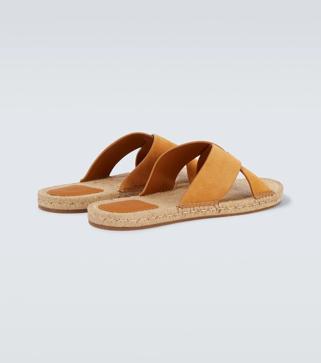 Zegna - Süet espadril sandaletler