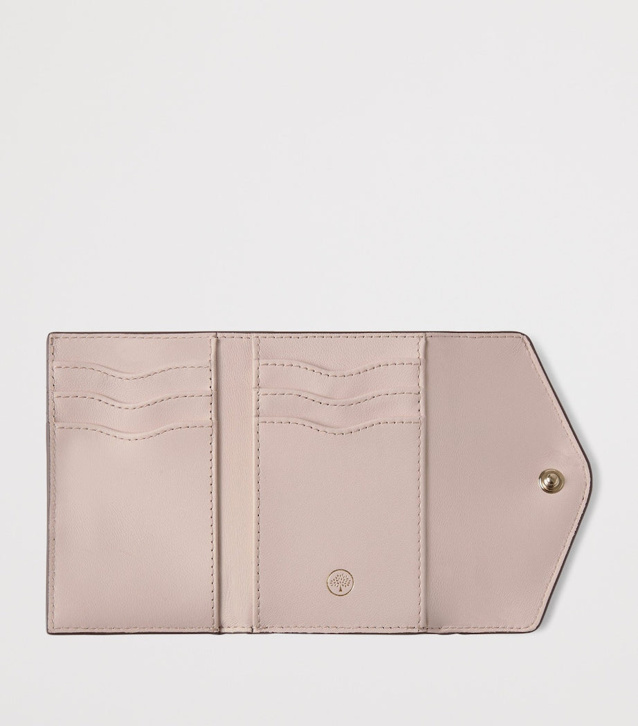 Mulberry Pink Leather Folded Wallet