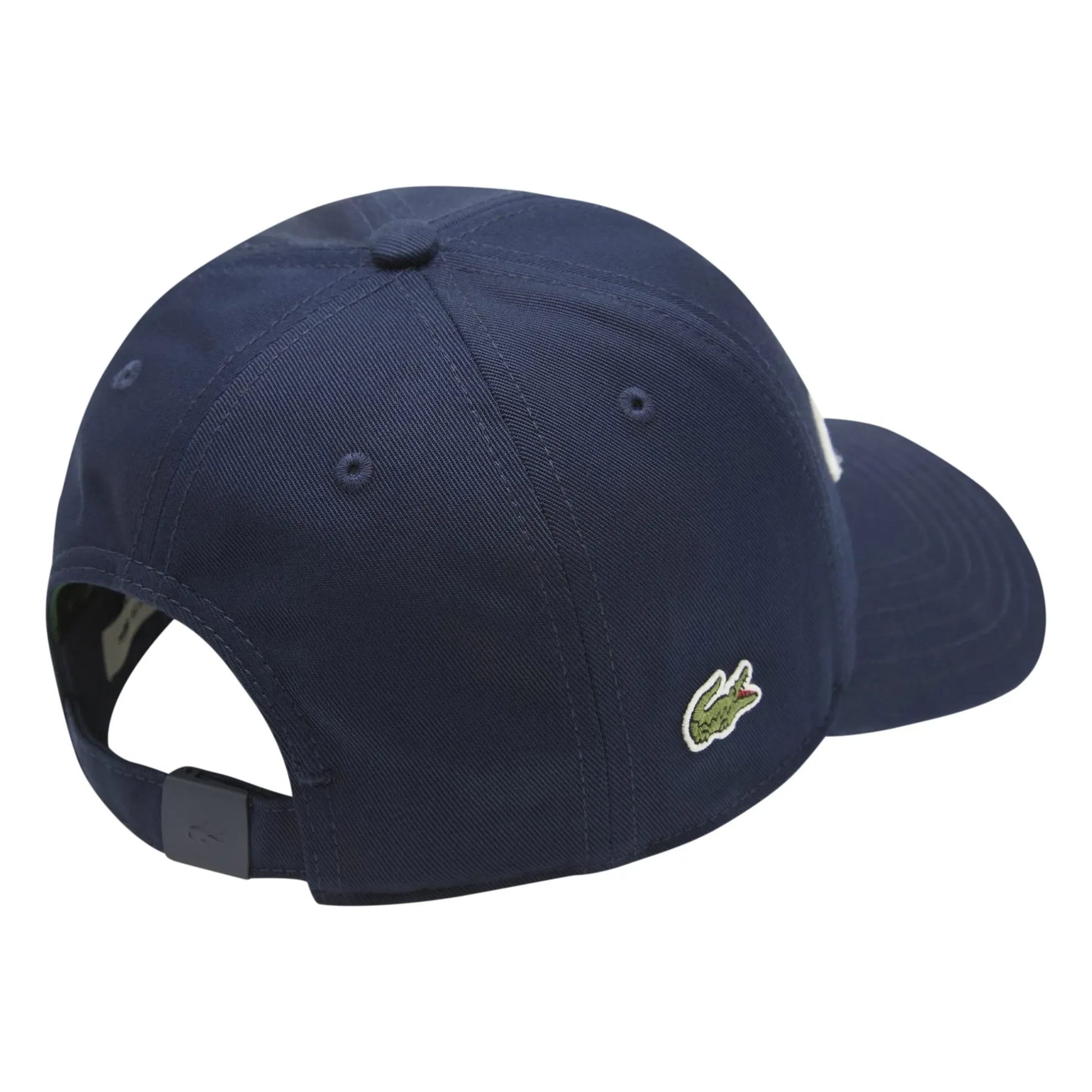 Lacoste - Wordmark Logo organic cotton cap | Navy blue
