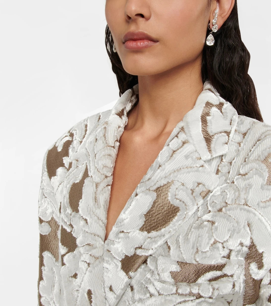 Jennifer Behr - Roxie crystal-embellished ear crawlers