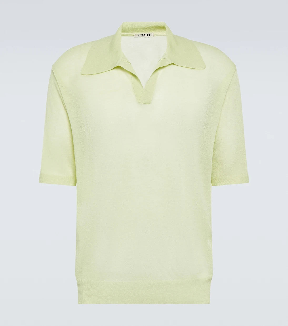 Auralee - Wool and silk polo sweater