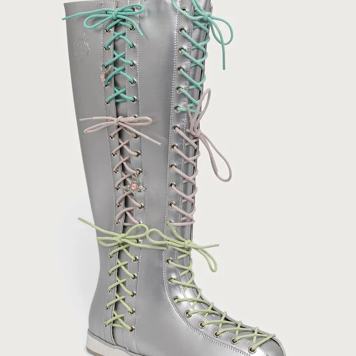 Koi Footwear Numinous Lace Up Charm Uzun Botlar
