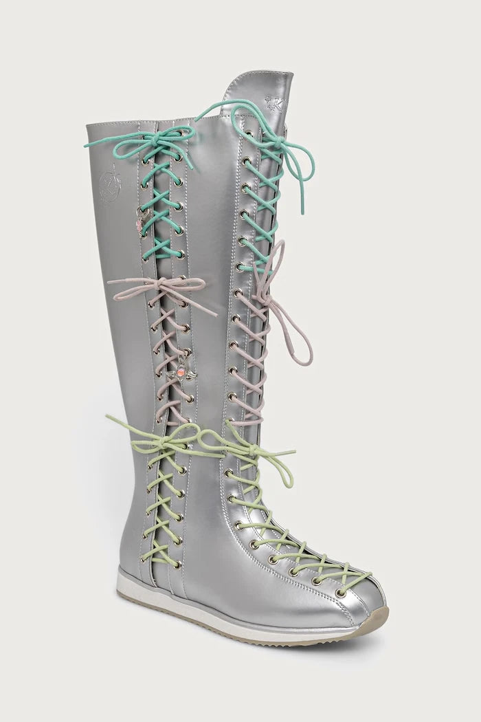 Koi Footwear Numinous Lace Up Charm Uzun Botlar