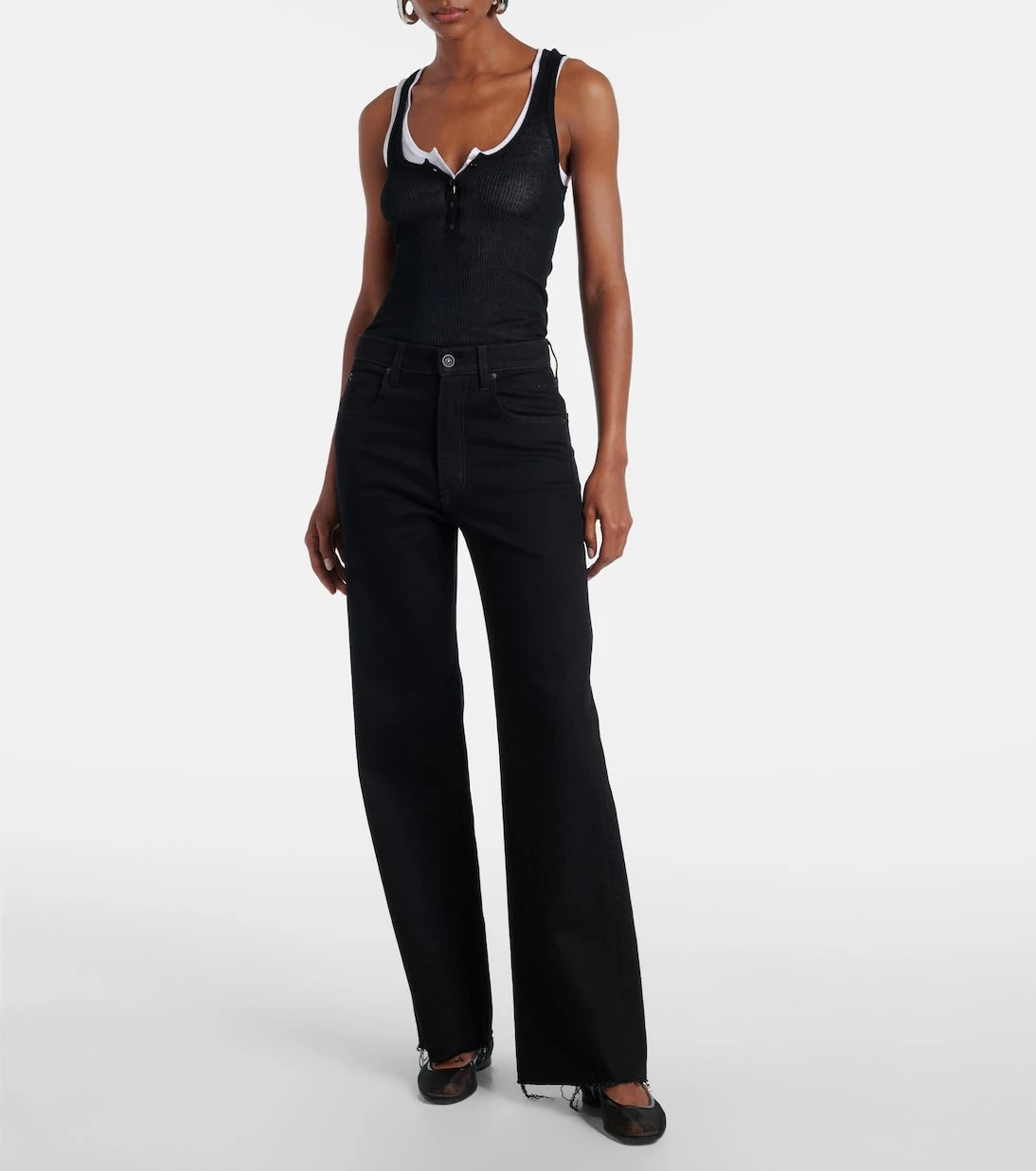 Slvrlake - Grace high-rise wide-leg jeans