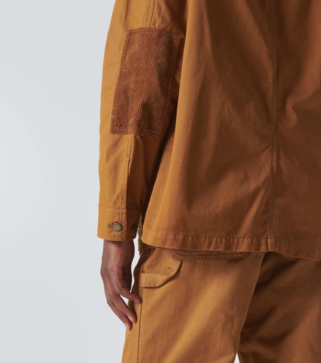 Comme des Garçons Homme - Corduroy-trimmed cotton jacket