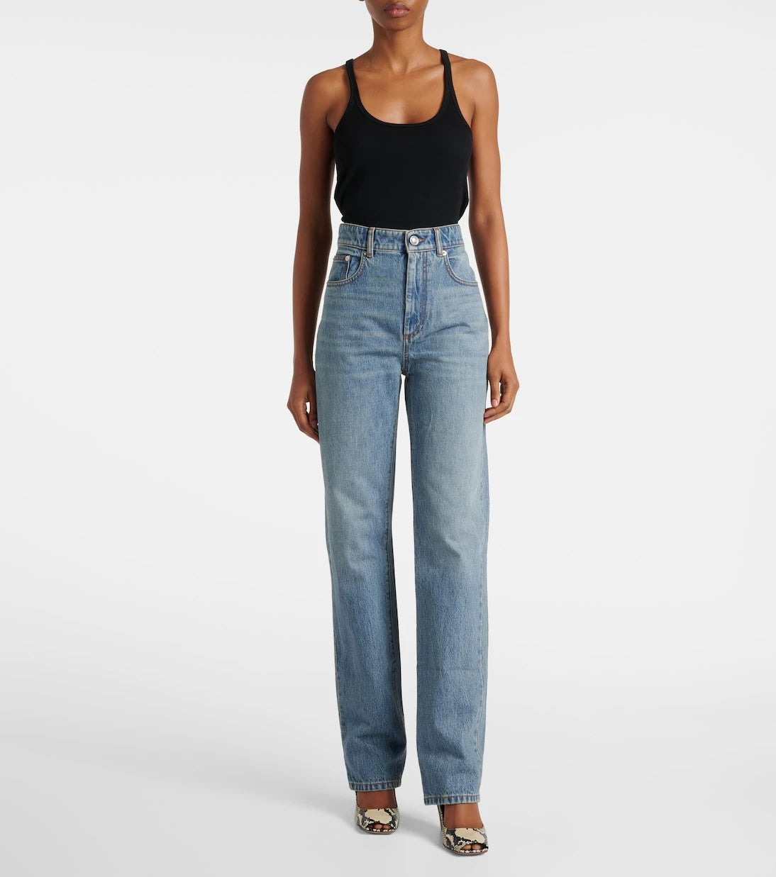 Sportmax - Tasso high-rise straight jeans
