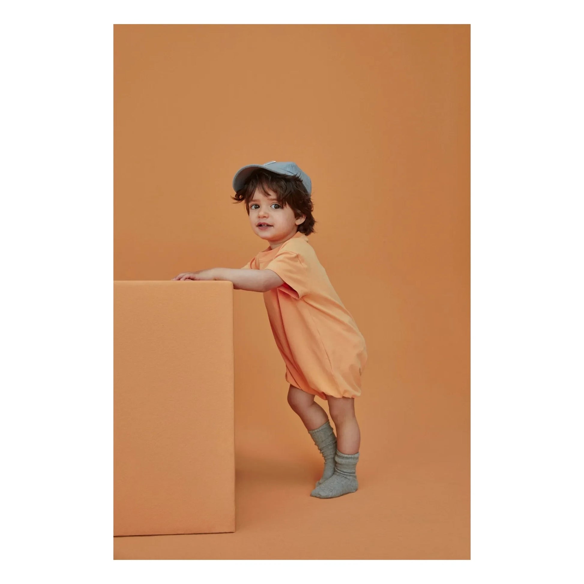 Gray Label - Organic cotton romper | Apricot