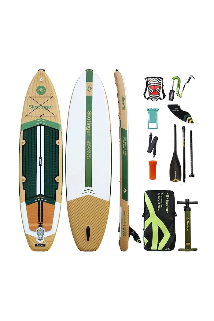 Aksesuarli Skatinger SUP Püskürtme Tahtası SKATINGER 335 x 84 x 15 cm (11')