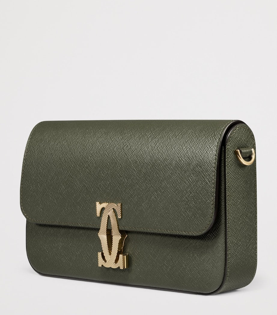 Green Mini Leather C de Cartier Shoulder Bag