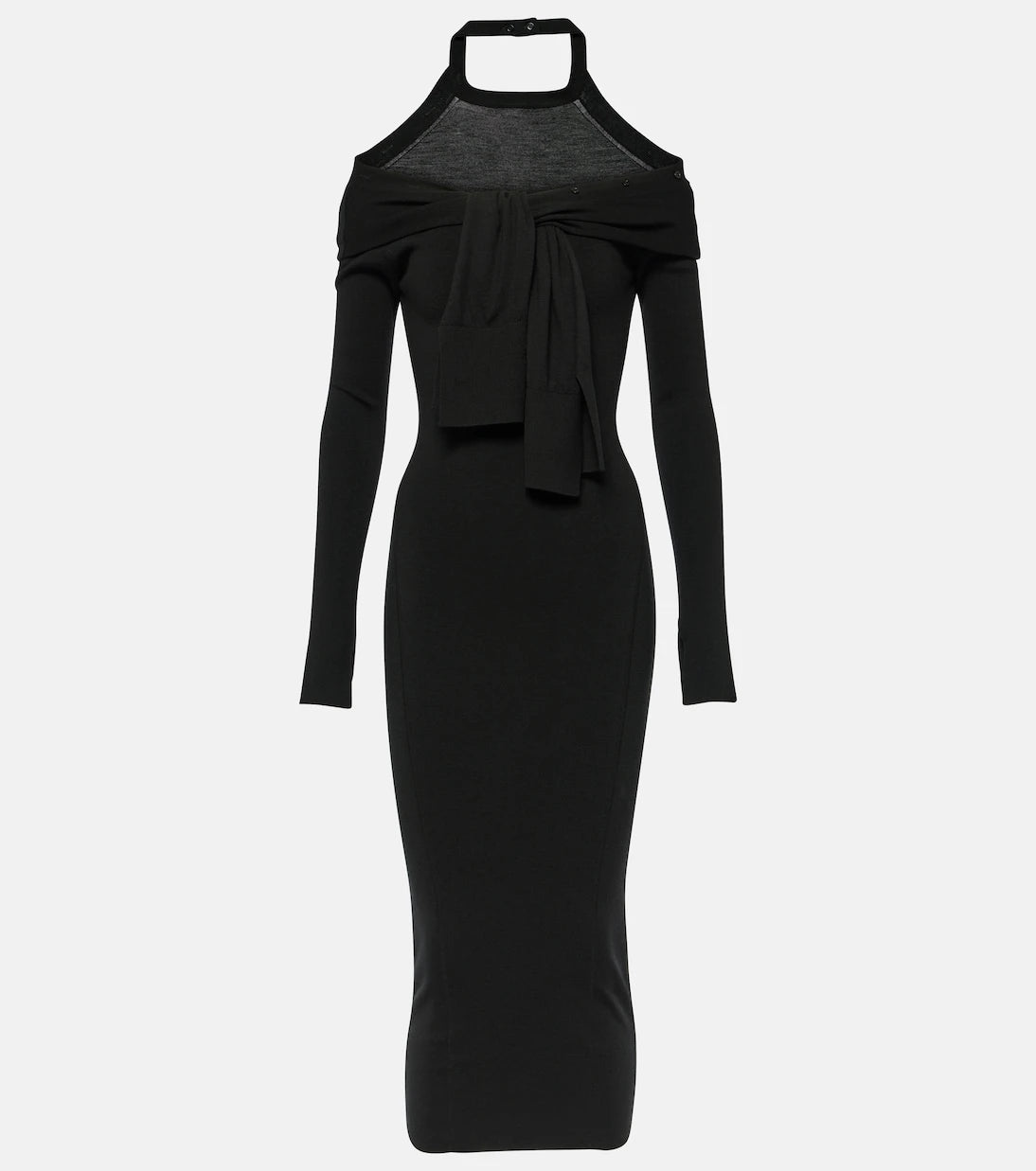 Jacquemus - La robe Doble wool-blend midi dress