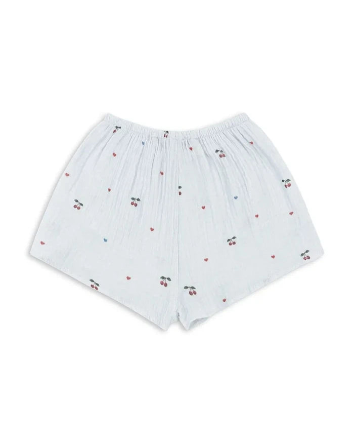 Konges Sløjd çocuklar için pamuk kısa şort COCO MINI SHORTS GOTS