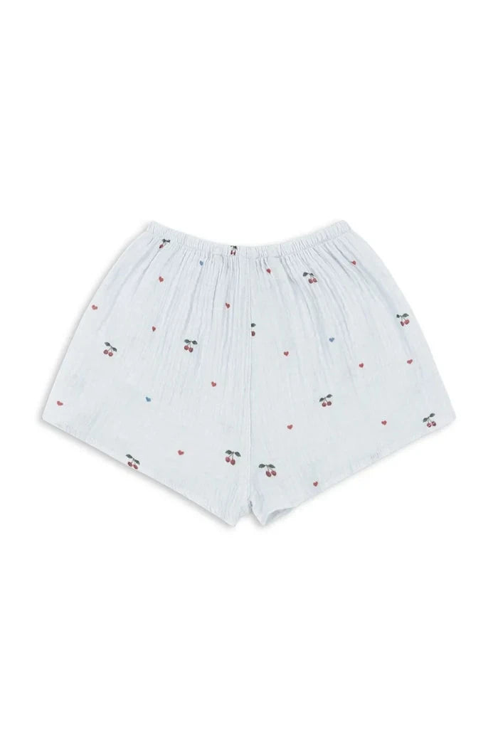 Konges Sløjd çocuklar için pamuk kısa şort COCO MINI SHORTS GOTS