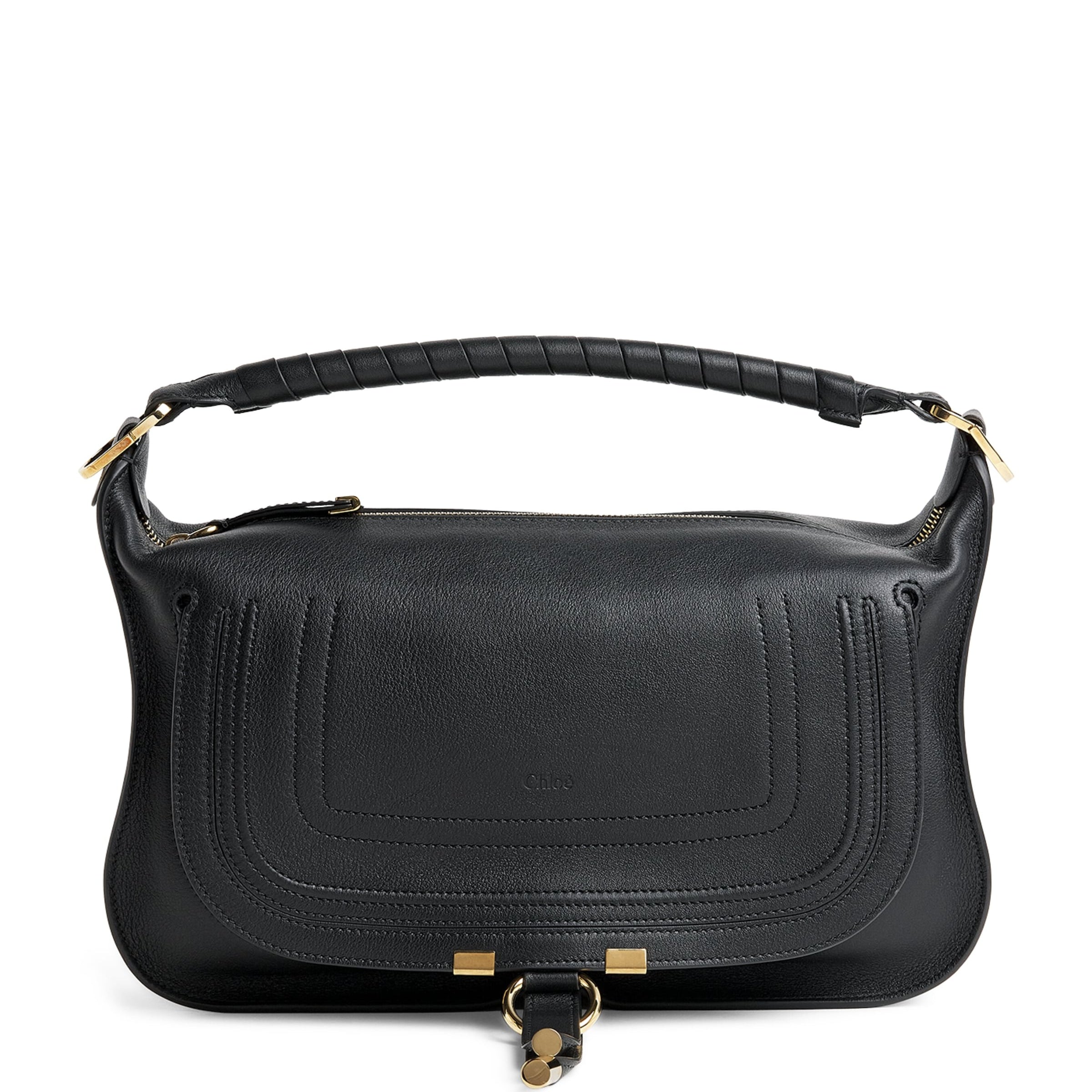 Chloé Small Leather Marcie Shoulder Bag