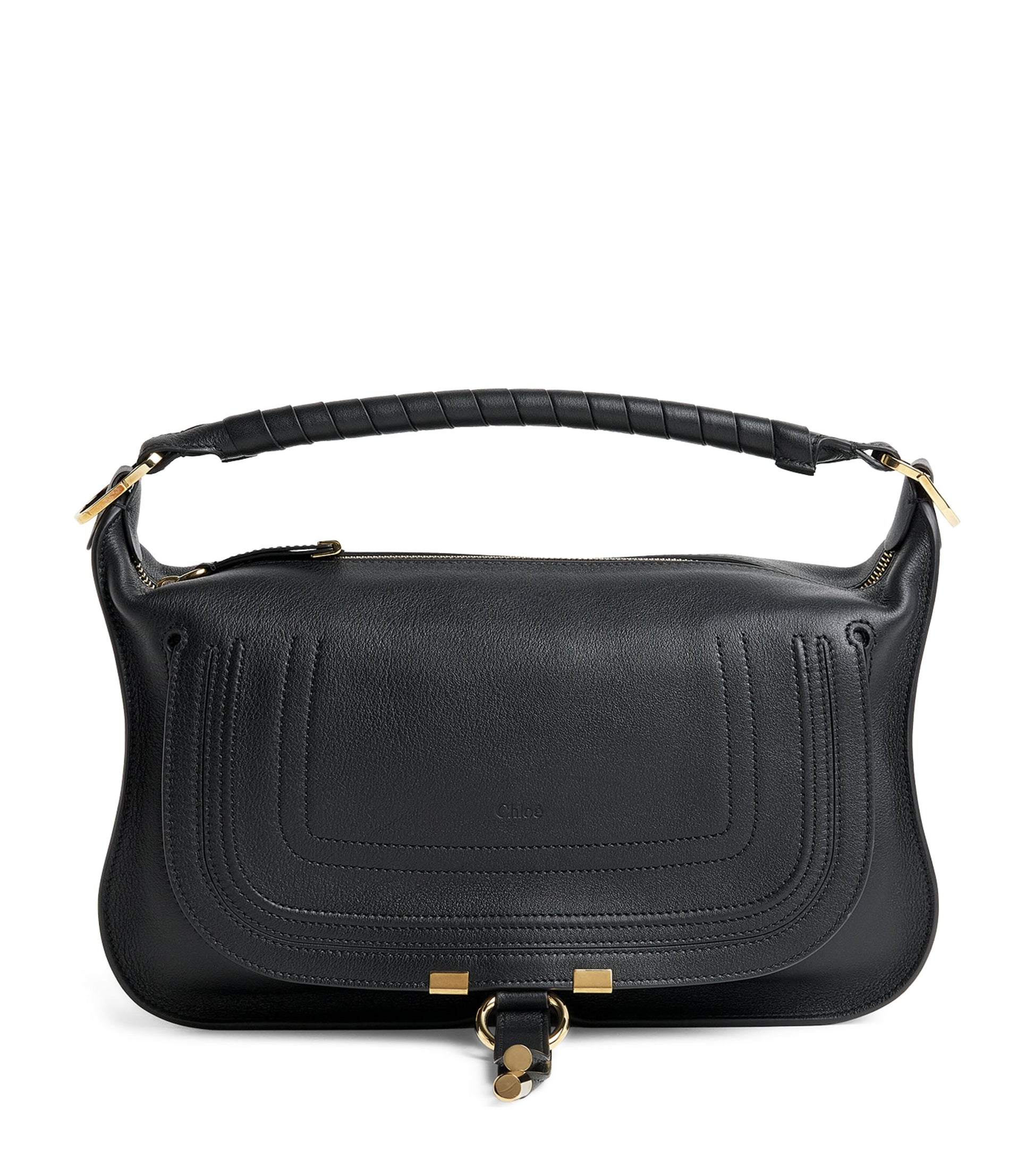 Chloé Small Leather Marcie Shoulder Bag