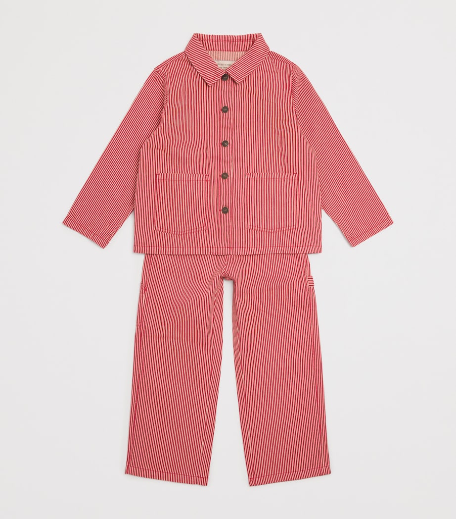 Organic Cotton Stripe Luc Overshirt (5-10 years)