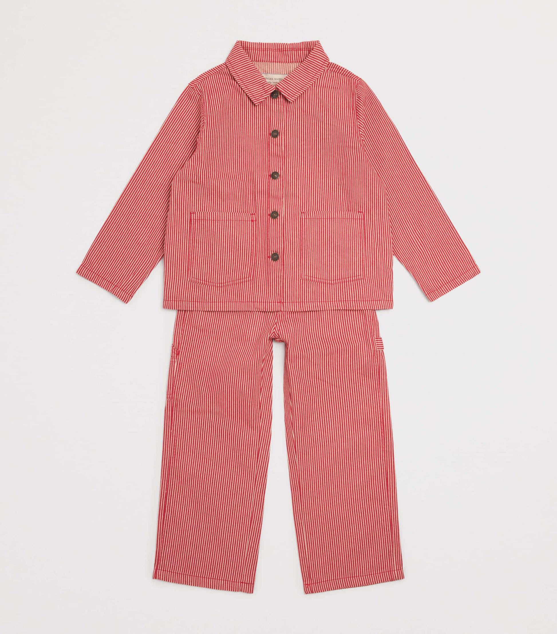 Organic Cotton Stripe Luc Overshirt (5-10 years)