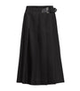 Prada Black Re-Nylon Pleated Midi Skirt
