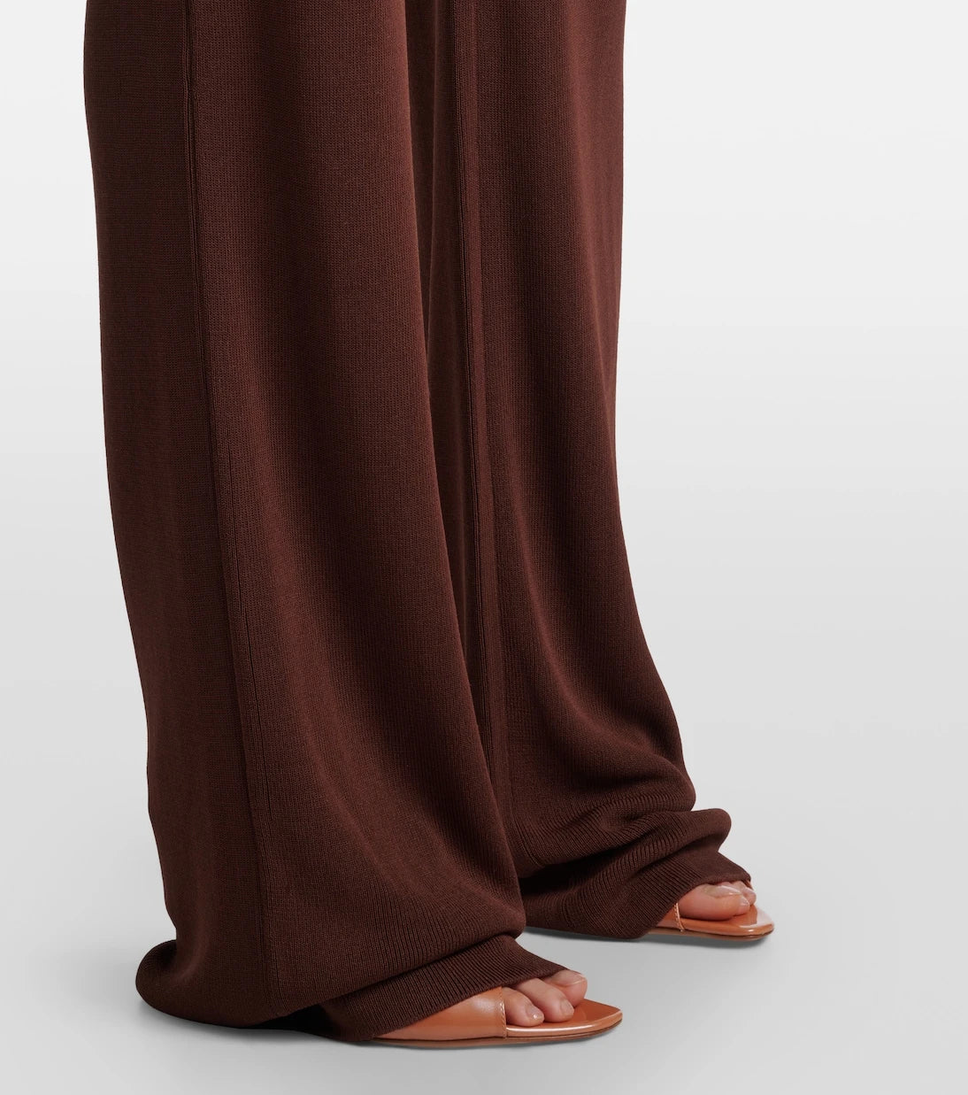 Aya Muse - Ribbed-knit flared pants
