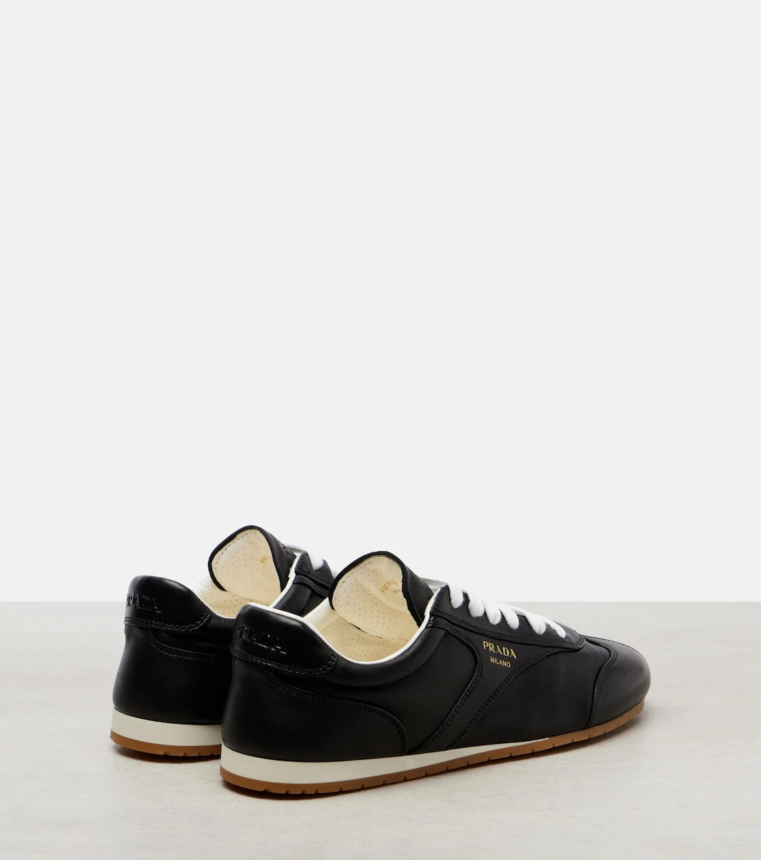 Prada - Leather sneakers