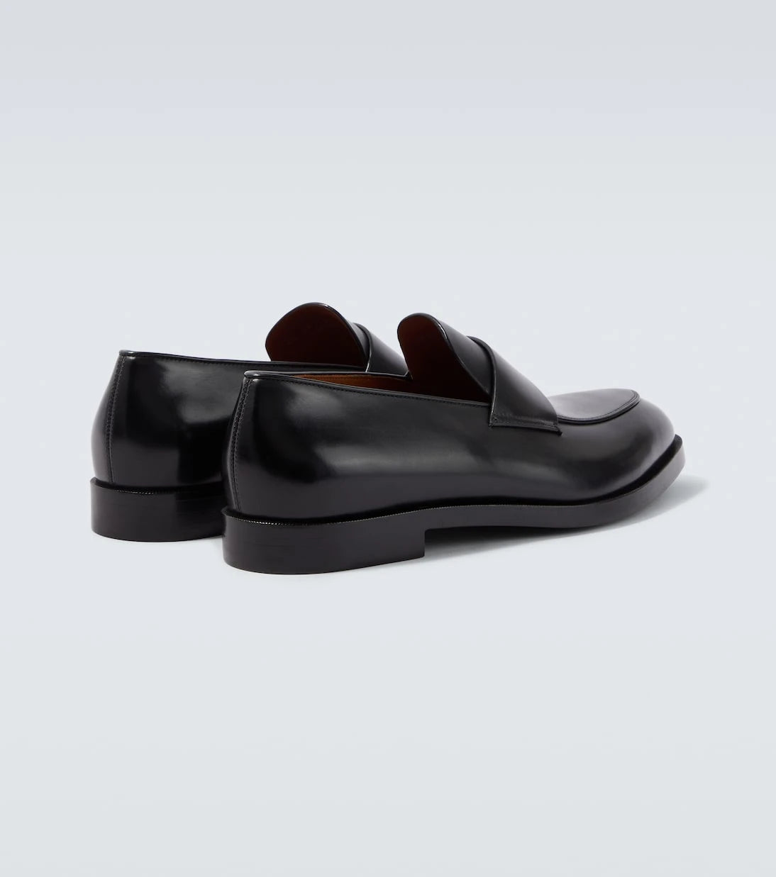 Zegna - Leather penny loafers