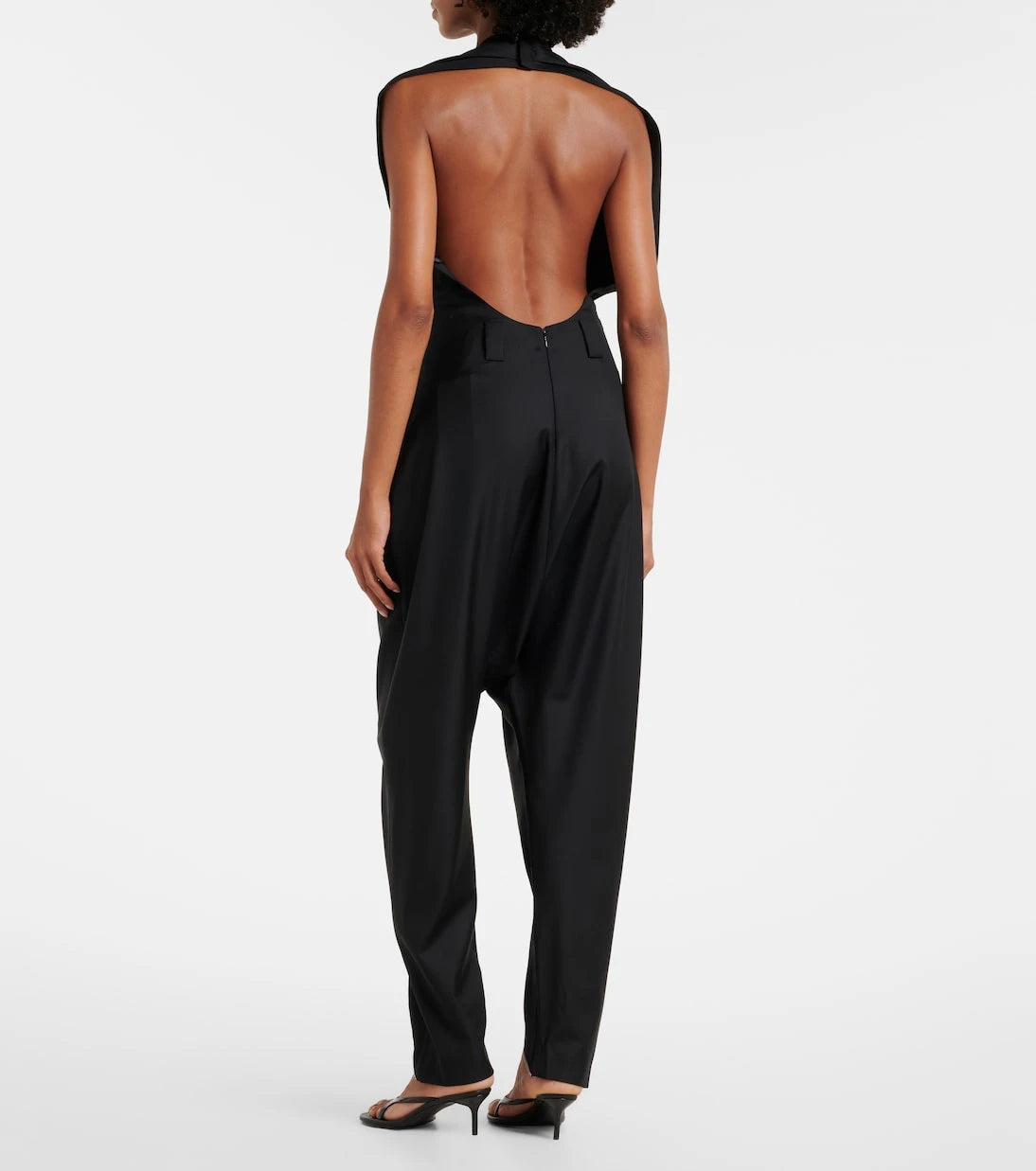Coperni - Halterneck virgin wool jumpsuit