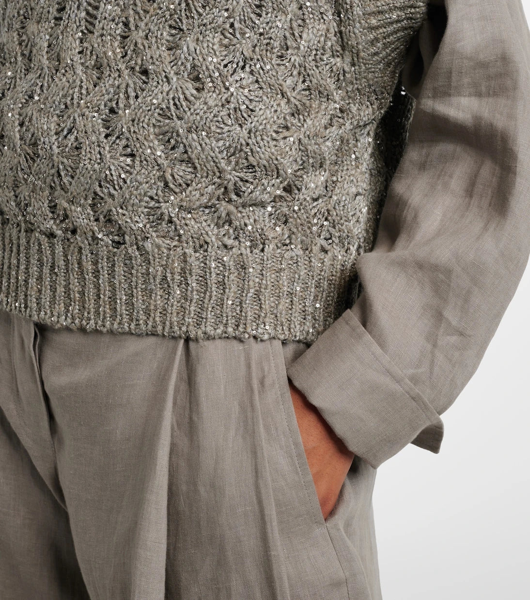 Brunello Cucinelli - Sequined sweater vest
