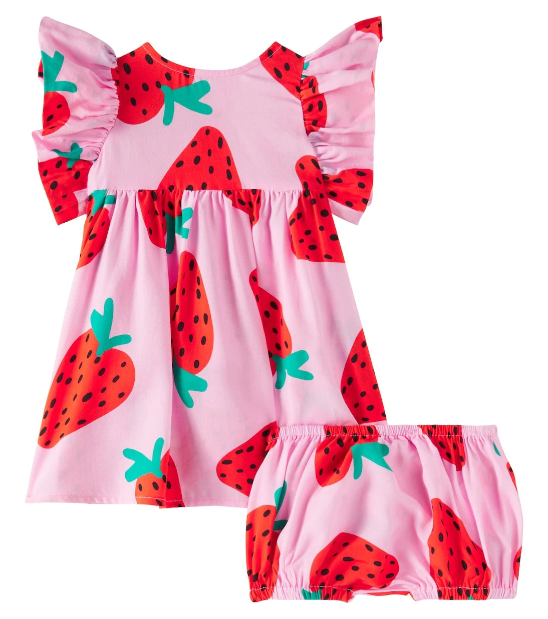 Stella McCartney Kids - طقم فستان وطقم سراويل داخلية للأطفال مطبوع