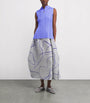 Mellow Pleats Top SAXE BLUE