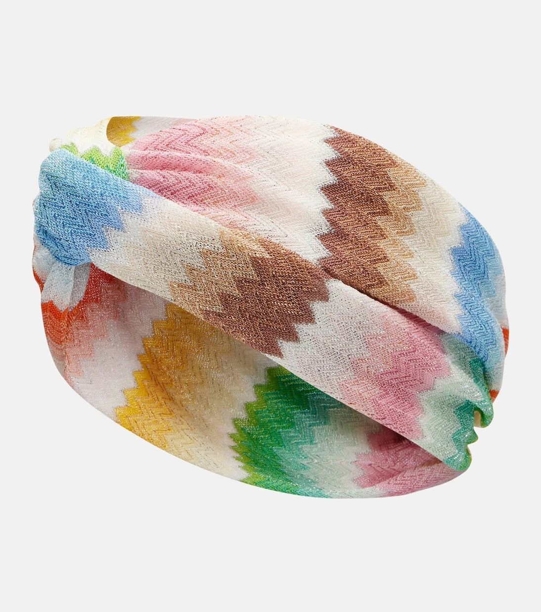 Missoni - طوق رأس لاميه بنقشة متعرجة