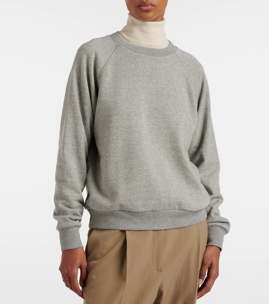 The Row - Eulalia cotton and cashmere sweatshirt