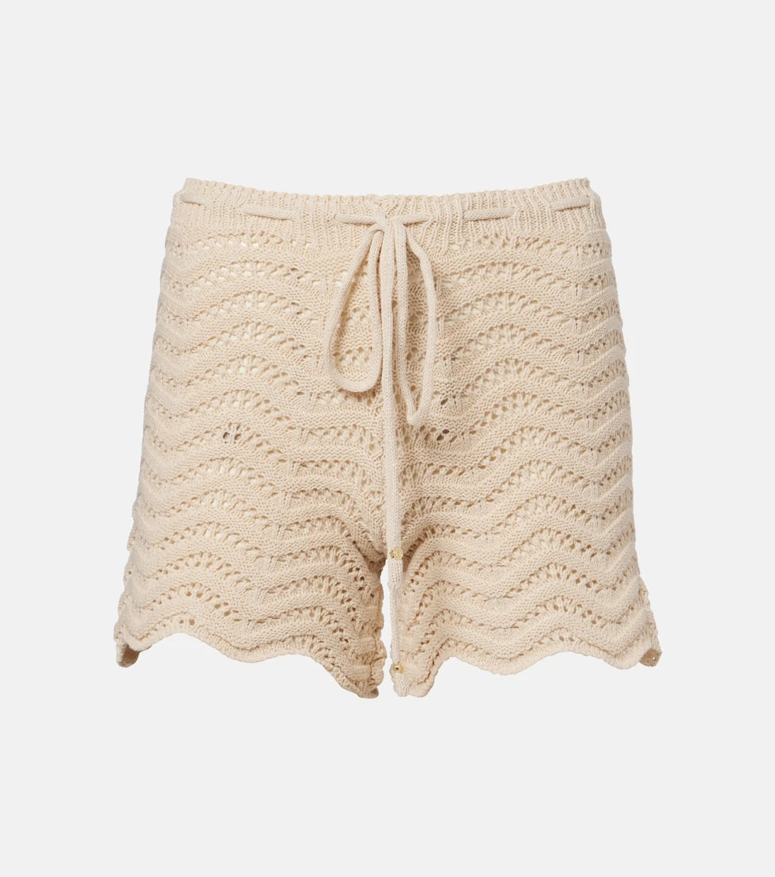 Bananhot - Kim crochet cotton-blend shorts