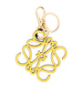 Yellow Leather Anagram Charm