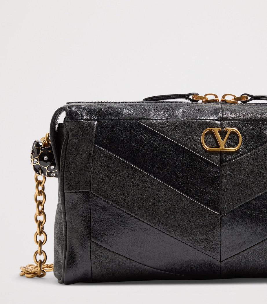 Small Lambskin Panthea Shoulder Bag