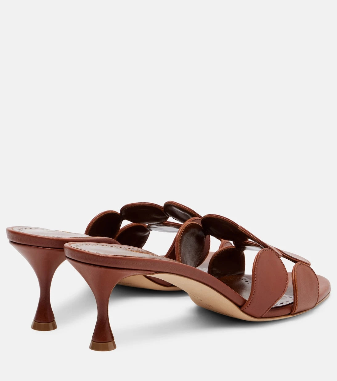 Manolo Blahnik - Haribalmu 50 leather mules