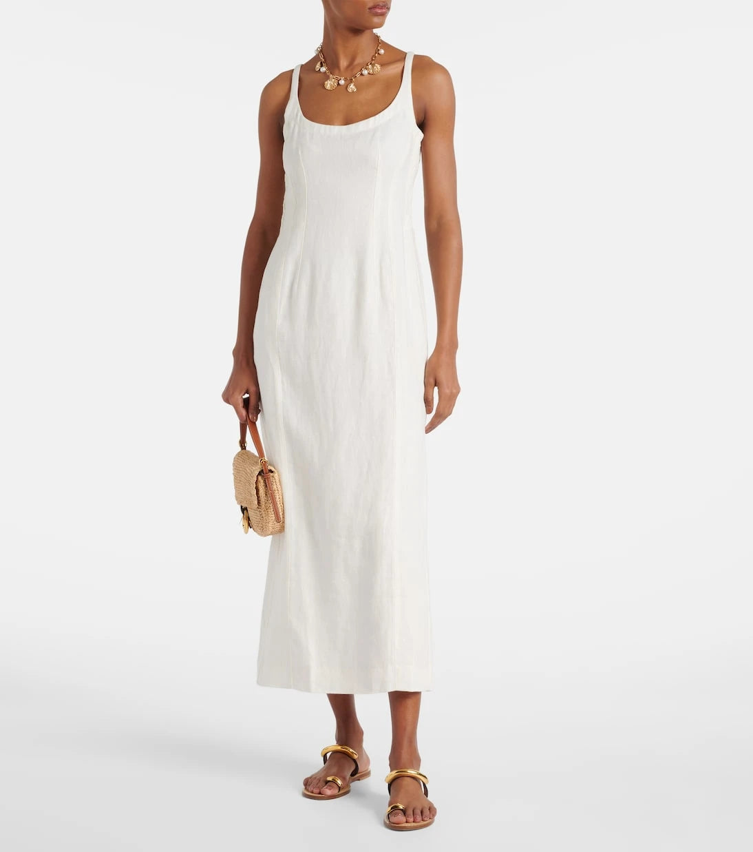Faithfull - Gigi linen midi dress