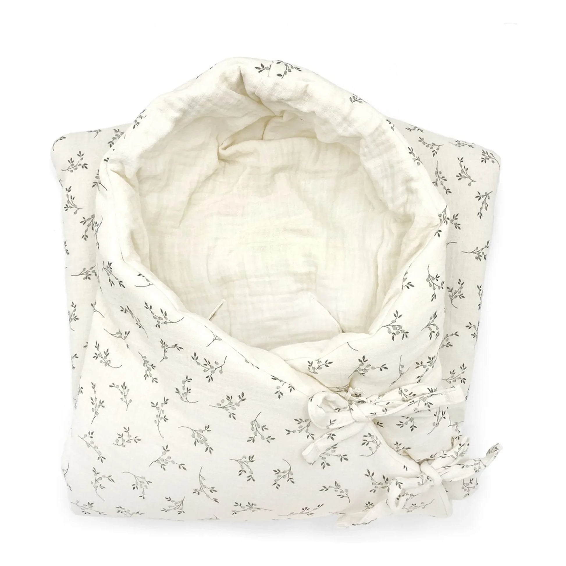 Babyshower - Nid d'ange Candy Olive Bloom | Ecru